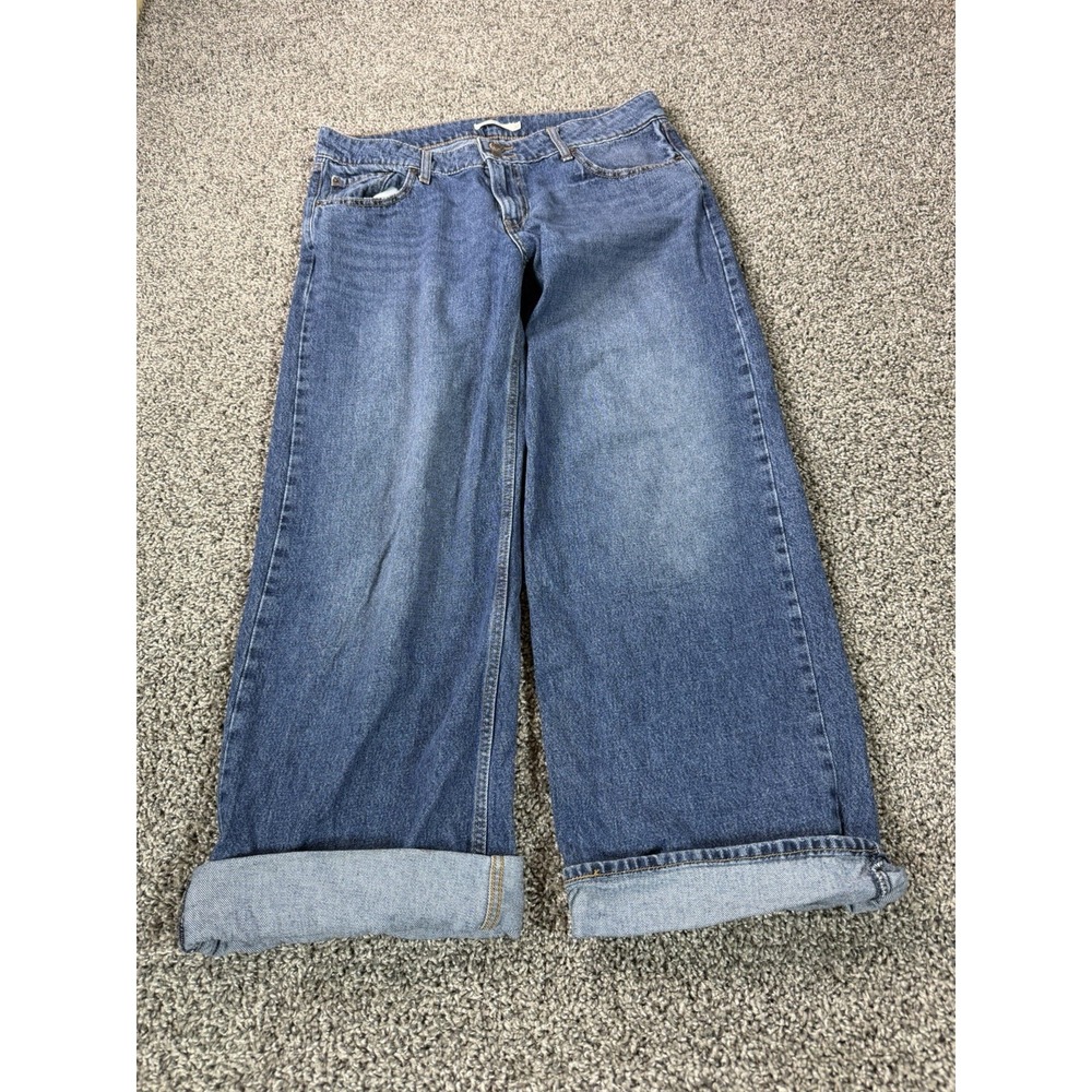 Levi's Superlow Wide Leg Jeans Women's Size 32 Blue Baggy